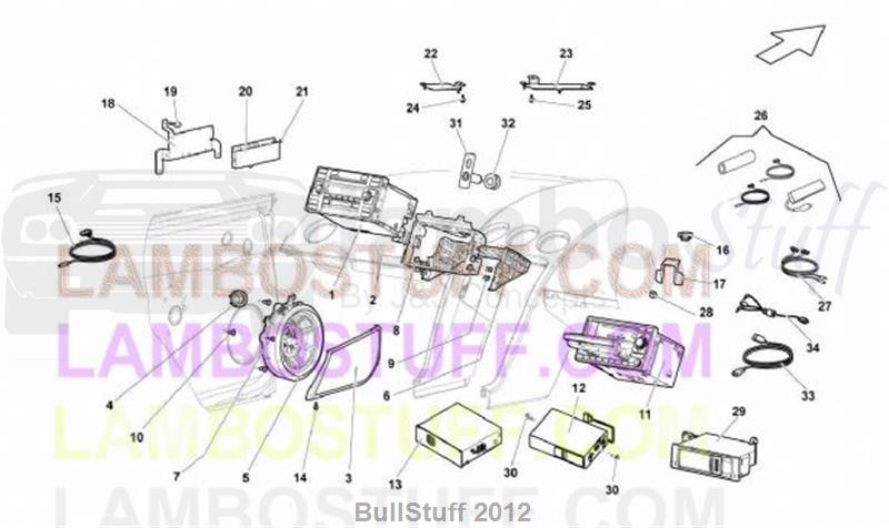 2013 Lamborghini GALLARDO LP 560-4 COUPE FL II JAPAN HI-FI SYSTEM (857.07.00)